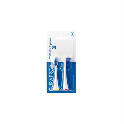 CURAPROX HYDROSONIC EASY POWER, ultraskaņas elektriskās zobu birstes uzgaļi, 2 gab. attēls