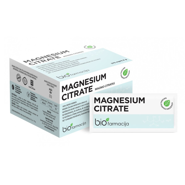 MAGNESIUM CITRATE, pulveris, 50 gab. attēls