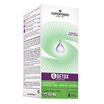 SUPERFOODS SDETOX, 300 ml attēls