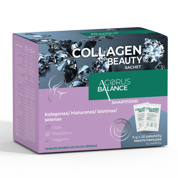 ACORUS BALANCE COLLAGEN BEAUTY SACHETS, саше, 9 г, 20 шт. изображение