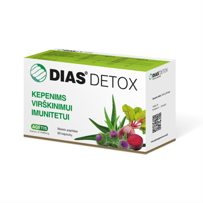 DIAS DETOX, 60 kapsulas attēls
