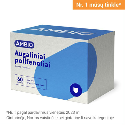 AMBIO augu polifenoli, 60 tabletes attēls