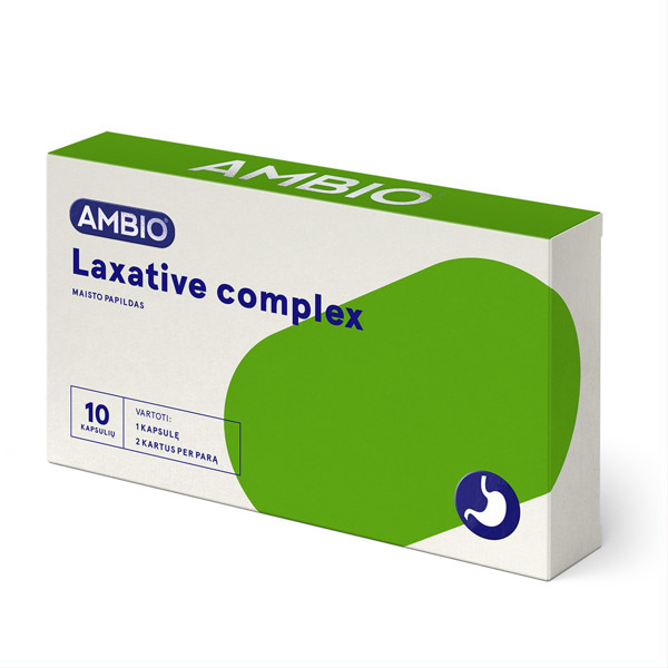 AMBIO LAXATIVE COMPLEX, 10 kapsulas attēls