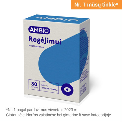 AMBIO redze (20 mg luteīns), 30 kapsulas attēls