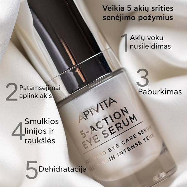 APIVITA 5-ACTION, сыворотка для глаз, 15 мл изображение