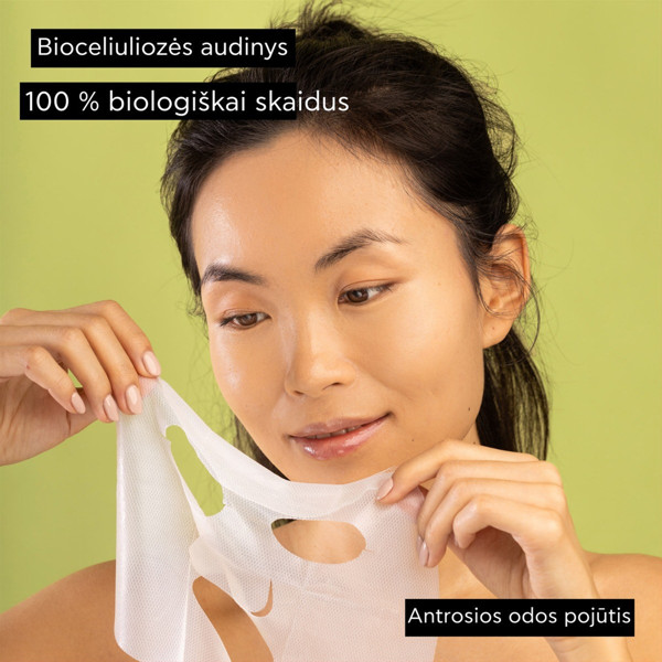 APIVITA EXPRESS BEAUTY TISSUE, sejas maska ​​ar avokado, mitrinoša attēls