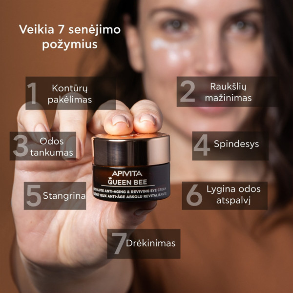 APIVITA QUEEN BEE, acu krēms, 15 ml attēls
