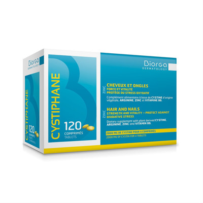 BIORGA CYSTIPHANE, matiem un nagiem, 120 tabletes attēls