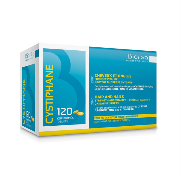 BIORGA CYSTIPHANE, matiem un nagiem, 120 tabletes attēls