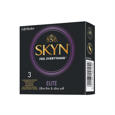 LIFESTYLES SKYN ELITE, prezervatīvi, 3 gab. attēls