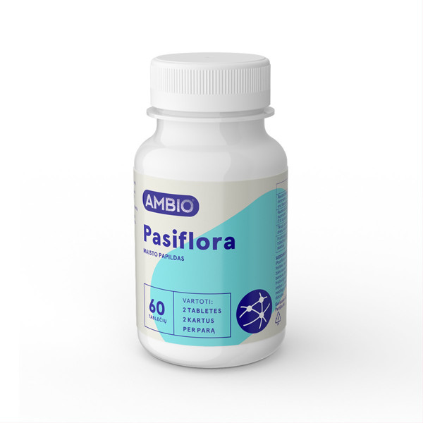AMBIO PASIFLORA, 60 tabletes attēls