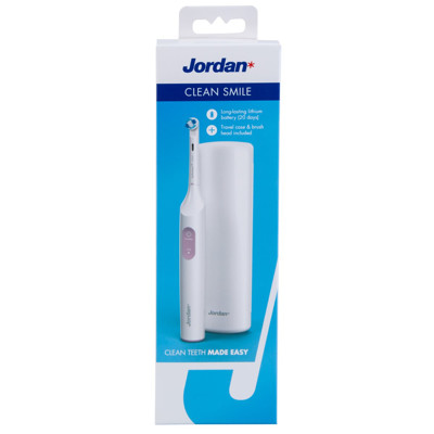 JORDAN CLEAN SMILE, elektriskā zobu birste, ar futrāli, rozā attēls
