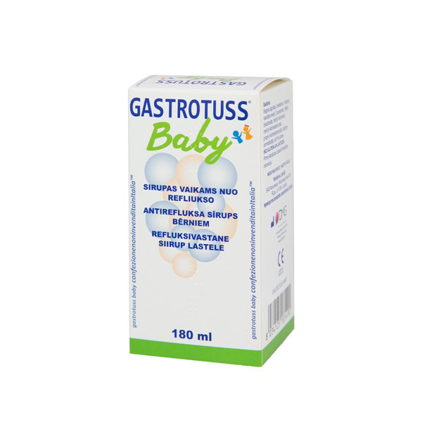 GASTROTUSS BABY, sīrups bērniem no refluksa, 180 ml attēls