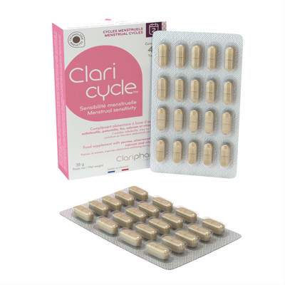 CLARICYCLE, uztura bagātinātājs sāpīgām menstruācijām, 40 tabletes attēls
