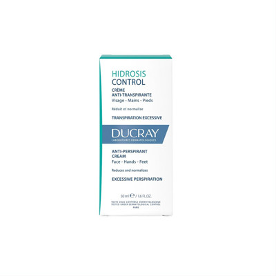 DUCRAY HYDROSIS CONTROL sejas, roku, pēdu krēms-pretsviedru līdzeklis pret svīšanu, 50ml attēls