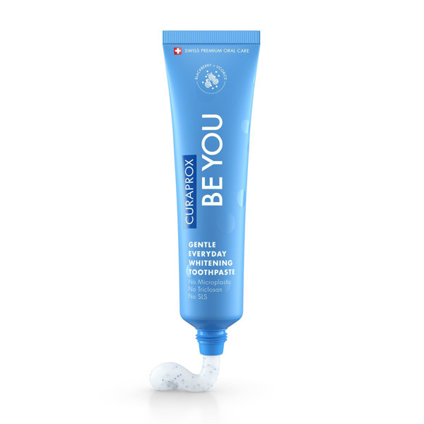 CURAPROX BE YOU, dabīga balinoša ikdienas zobu pasta, kazeņu, lakricas un piparmētru garšas, 60 ml attēls