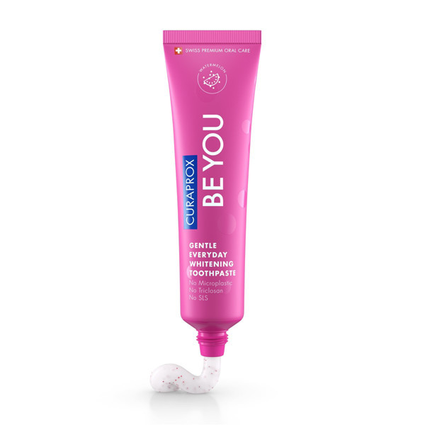 CURAPROX BE YOU, dabiski balinoša ikdienas zobu pasta, arbūzu un piparmētru garša, 60 ml attēls