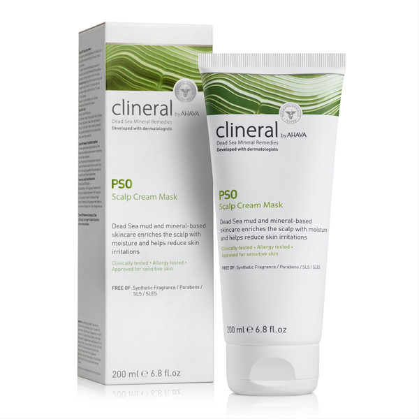CLINERAL BY AHAVA PSO, крем-маска для кожи головы, 200 мл изображение