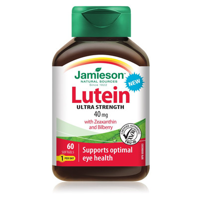 JAMIESON LUTEIN, 40 мг, 60 капсул изображение