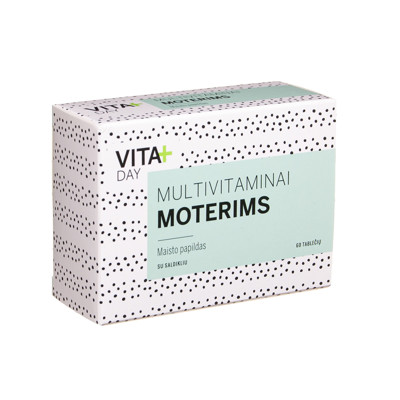 VITADAY MULTIVITAMĪNI SIEVIETĒM, 60 tabletes attēls
