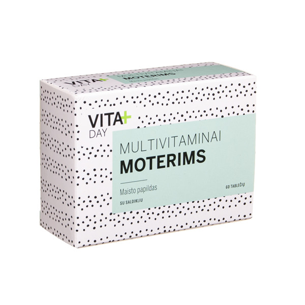 VITADAY MULTIVITAMĪNI SIEVIETĒM, 60 tabletes attēls