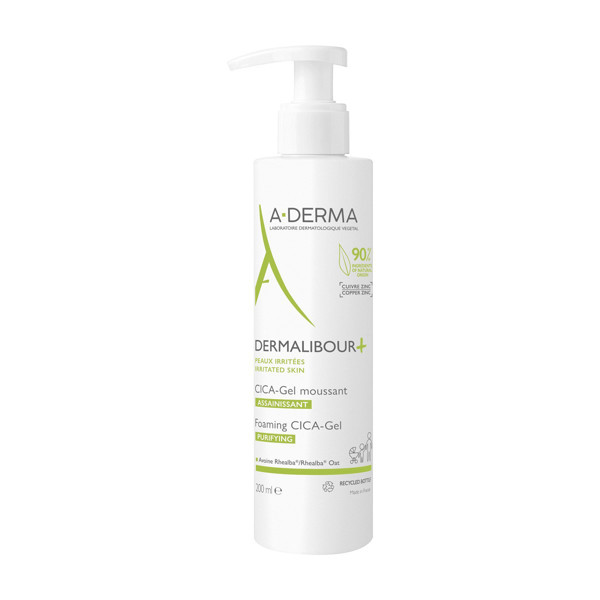 A-DERMA DERMALIBOUR+ CICA, RESTORING WASHING GEL, 200 ml attēls