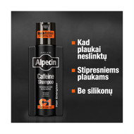 ALPECIN BLACK EDITION, šampūns ar kofeīnu pret matu izkrišanu, 250 ml attēls