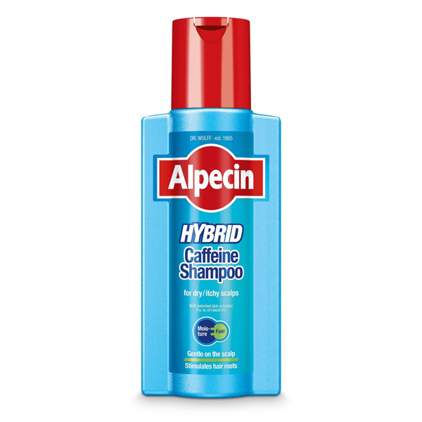 ALPECIN HYBRID, šampūns ar kofeīnu sausai galvas ādai, 250 ml attēls