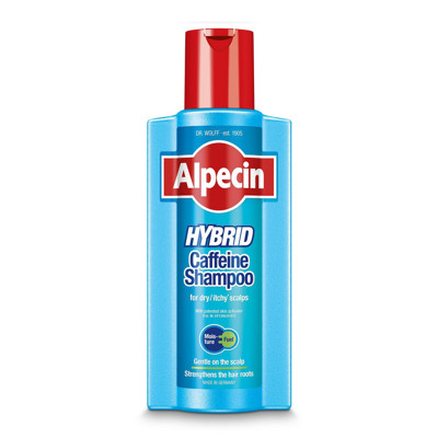 ALPECIN HYBRID, šampūns ar kofeīnu sausai galvas ādai, 375 ml attēls