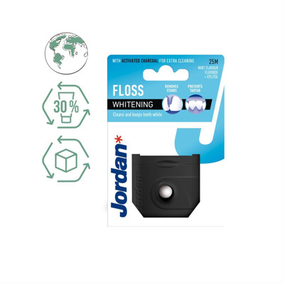 JORDAN T.S. WHITENING FLOSS, zobu diegs, 25 gadi attēls