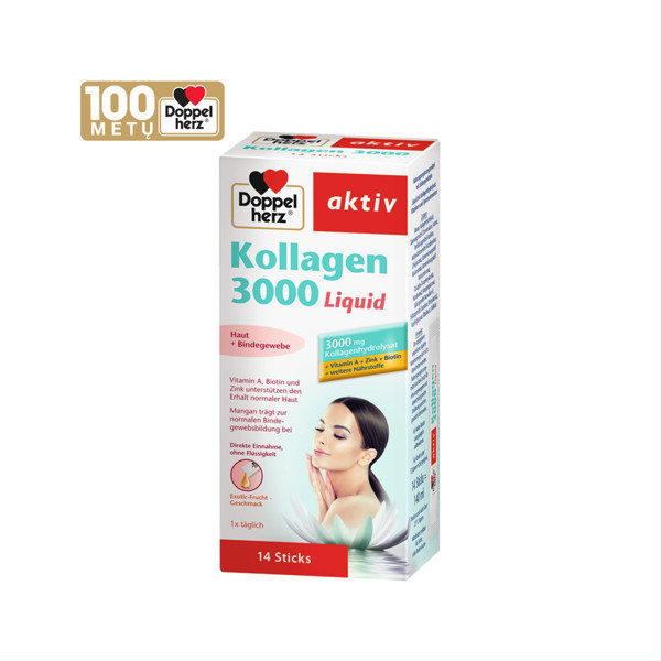 DOPPELHERZ AKTIV KOLLAGEN 3000 LIQUID, раствор, 14 шт. изображение