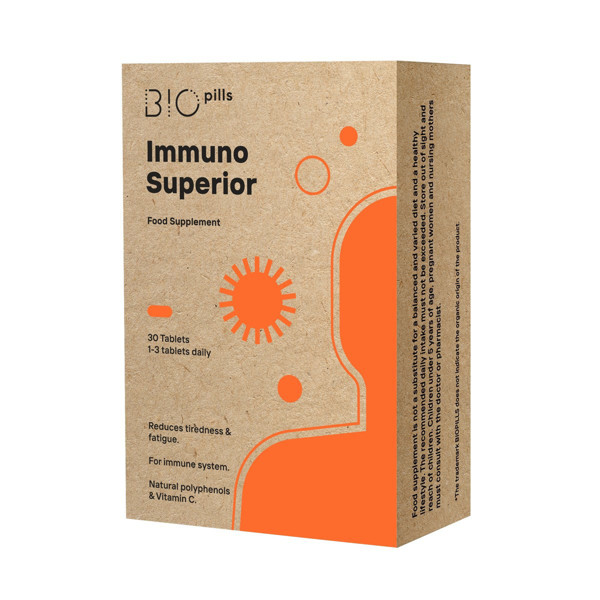 BIOPILLS IMMUNO SUPERIOR, 30 tabletes attēls