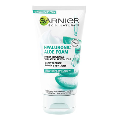 GARNIER HYALURONIC ALOE, tīrīšanas putas, 150 ml attēls