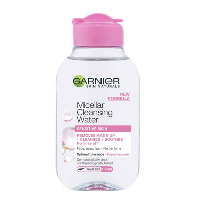 GARNIER MICELLAIR CLEANSING WATER, micelārais ūdens visiem ādas tipiem, 100 ml attēls