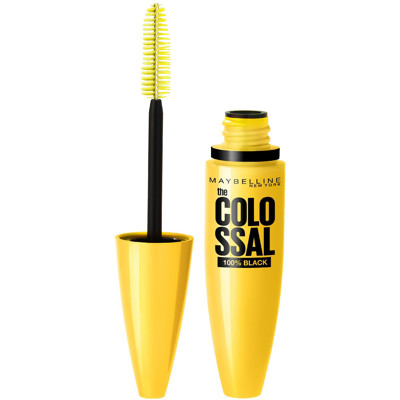 MAYBELLINE MAXI COLOSAL 100% BLACK, skropstu tuša, 10,7 ml attēls