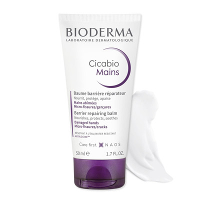 BIODERMA CICABIO MAINS, atjaunojošs roku balzams, 50 ml attēls