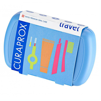 CURAPROX TRAVEL SET, ceļojumu komplekts, zils attēls