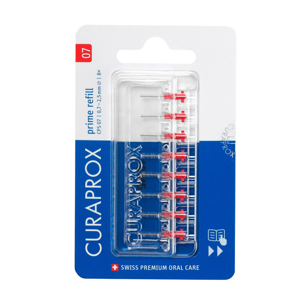 CURAPROX CPS 07, сменный блок для межзубных щеток, 8 шт. изображение