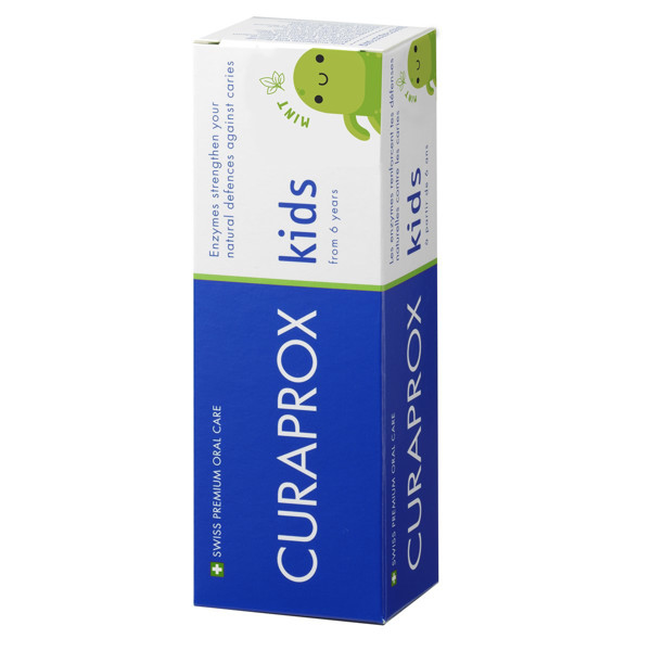 CURAPROX KIDS, zobu pasta bērniem no 6 gadu vecuma, piparmētru garša, 60ml attēls