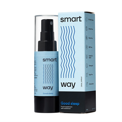 SMART WAY GOOD SLEEP, izsmidzināms uztura bagātinātājs ar melatonīnu, 30 ml attēls