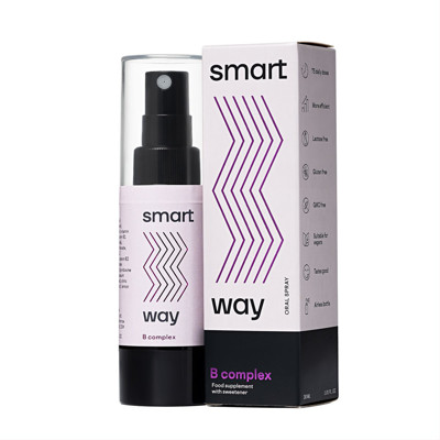SMART WAY B grupas vitamīnu komplekss, izsmidzināms uztura bagātinātājs, 30 ml attēls