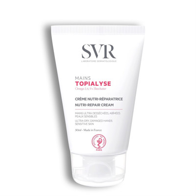 SVR TOPIALYSE MAINS, питательный крем для рук для сухой, потрескавшейся кожи, 50мл изображение