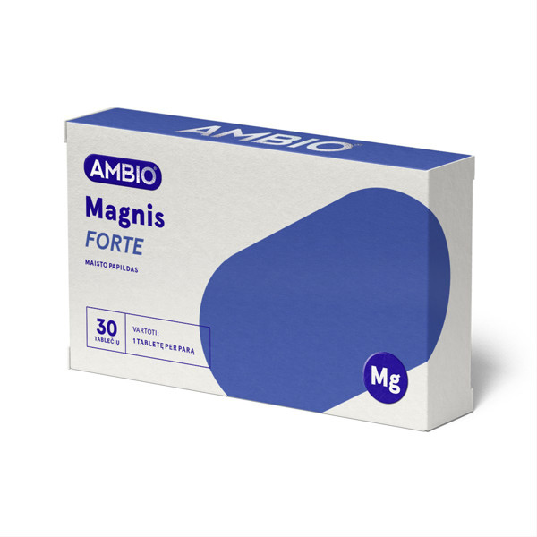 AMBIO magnija forte, 30 tabletes attēls