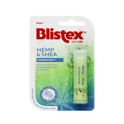 BLISTEX HEMP&SHEA, mitrinošs lūpu balzams ar kaņepēm un šī sviestu, 4.25G attēls