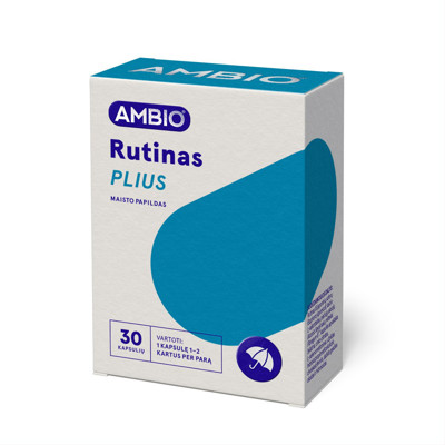 AMBIO Rutin Plus 200 мг, 30 капсул изображение