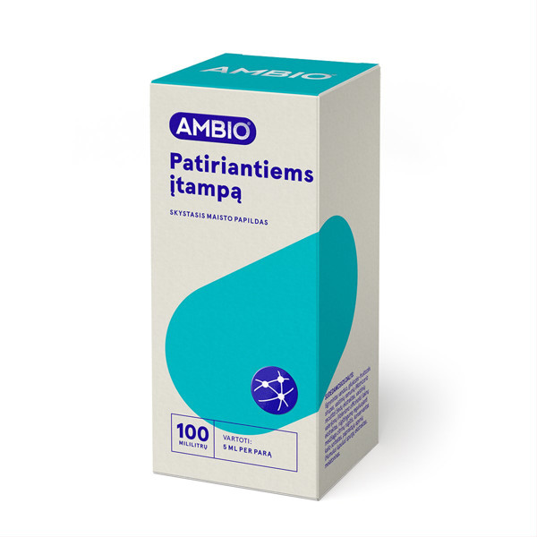 AMBIO spriedzes mazināšanai, šķidrais uztura bagātinātājs, 100 ml attēls