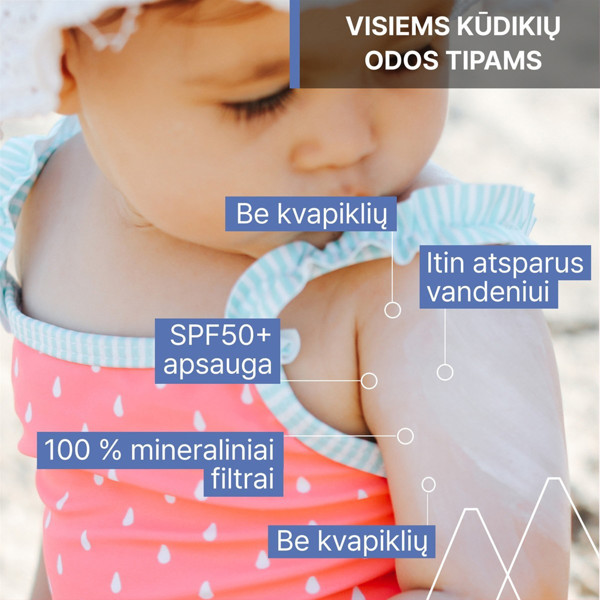 URIAGE BABY 1ERE SPF50+ MINERALE, крем, 50мл изображение