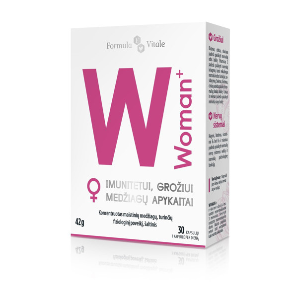 FORMULA VITALE WOMAN+, 30 kapsulas attēls