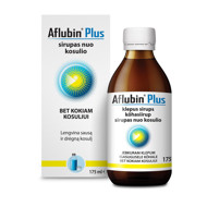AFLUBIN PLUS, sīrups pret klepu, 175ml attēls