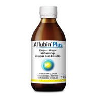 AFLUBIN PLUS, sīrups pret klepu, 175ml attēls